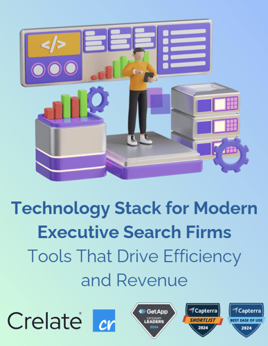 Tech Stack for Modern Exec Search Firms for efficiency and revenue eBook cover